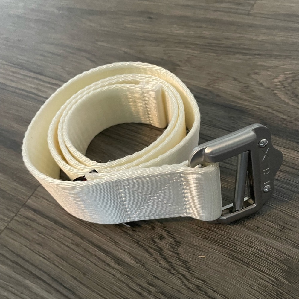 COPY - White Ralph Lauren Canvas Belt